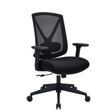 Mirou - Silla de oficina profesional Negro