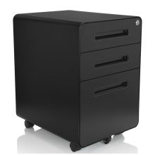 COLOR PLUS I | Metal - Archivador rodante Negro