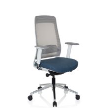 CHIARO T2 WHITE - Silla de oficina profesional Azul / gris