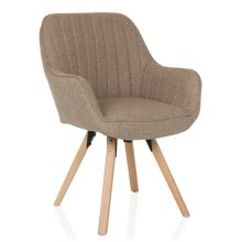 SCANDI SOFT - Silla tapizada Beige