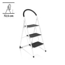 SOLID W2 | Escalera plegable - 3 peldaños - Escalera plegable Blanco