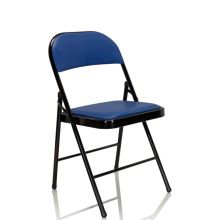 TUDELA Piel sintética - Silla plegable azul