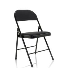 TUDELA II Tejido - Silla plegable Negro