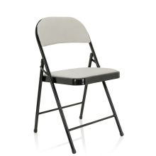 TUDELA I | Tejido de terciopelo - Silla plegable Blanco