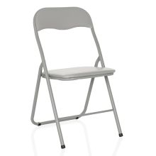 TUDELA BASIC | PVC - Silla plegable Gris