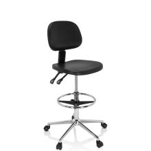 TOP WORK 24 I - Silla de mostrador Negro