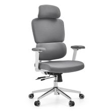 Ergomy WF 2 | Tejido | Estructura: Blanco - Silla de oficina profesional Gris
