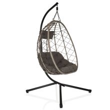 COCOVA - Silla colgante Negro/Gris