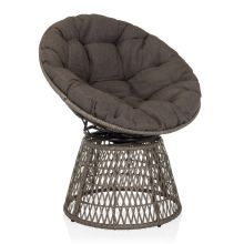 WEAVORA - Silla de exterior Gris